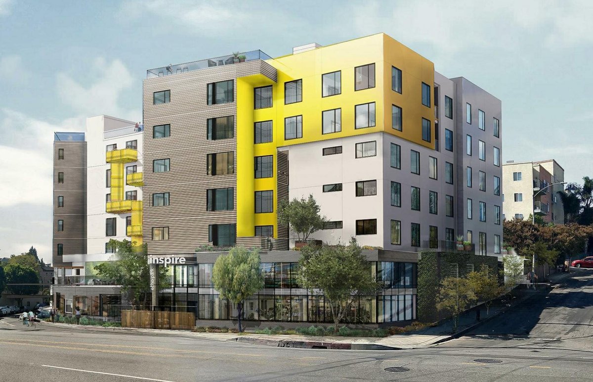 Inspire Echo Park multifamily construction financing arranged by Piccard Financial